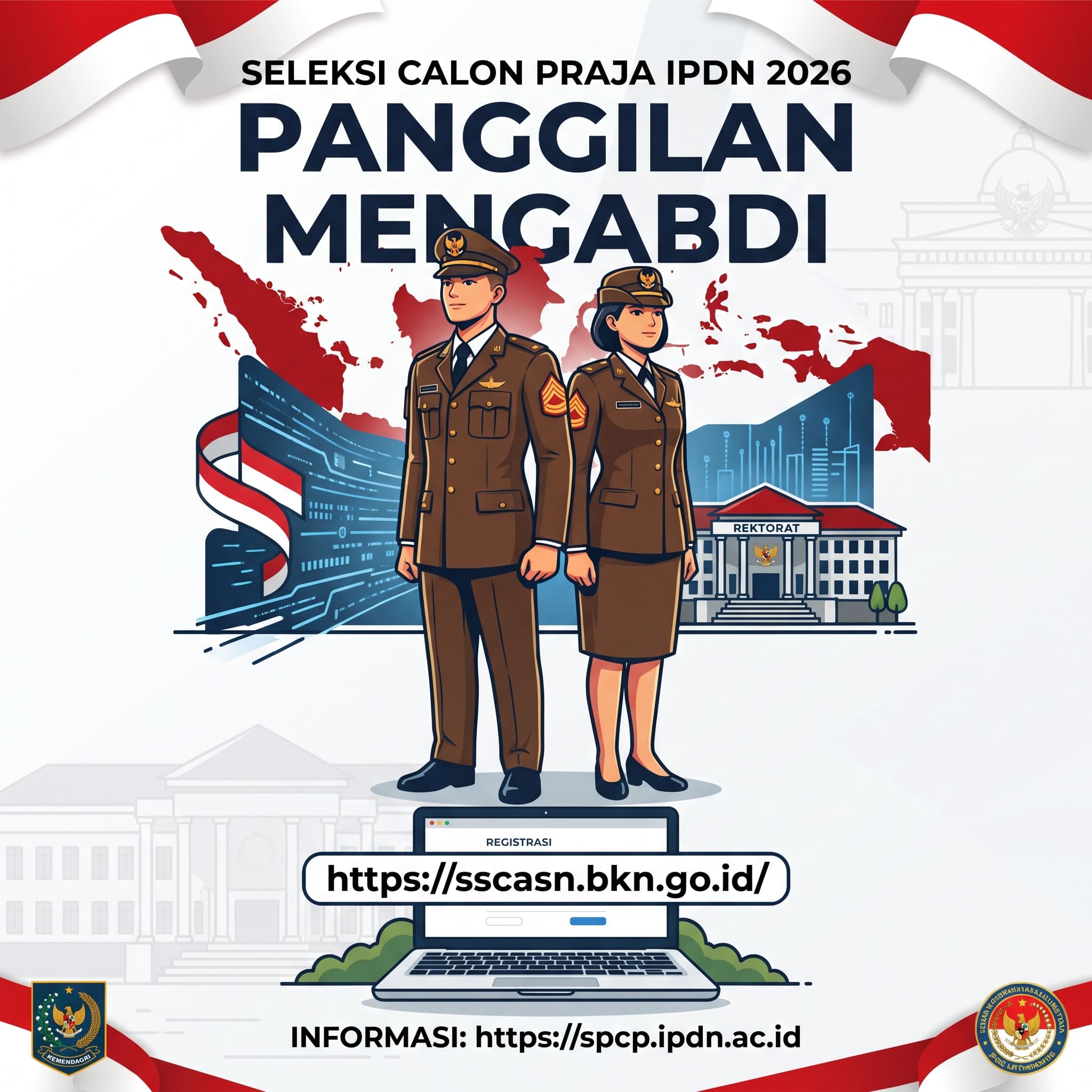 Pendaftaran Seleksi Calon Praja IPDN Tahun 2026
